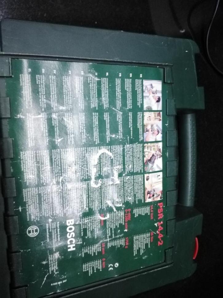 perceuse viseuse bosch 14 volts dans sa mallette, 2 accus, Bricolage & Construction, Outillage | Foreuses, Utilisé, Perceuse, Enlèvement