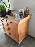 Antiek massief grenen commode, Huis en Inrichting, Ophalen, Gebruikt