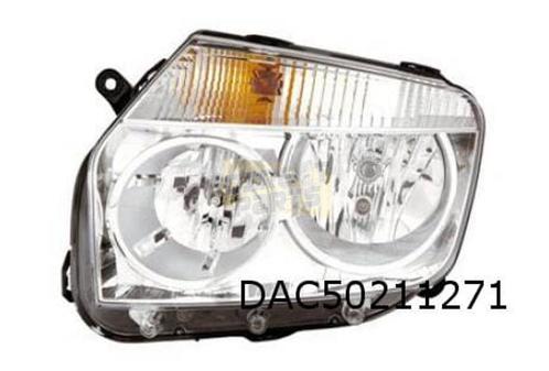 Dacia Duster (5/10-1/14) koplamp Links (chrome) (4x2) Origin, Auto-onderdelen, Verlichting, Dacia, Nieuw, Ophalen