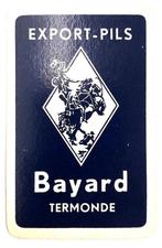 speelkaart van Brouwerij Bayard - Dendermonde, Collections, Cartes à jouer, Jokers & Jeux des sept familles, Utilisé, Enlèvement ou Envoi
