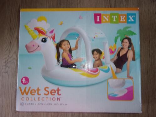EENHOORN ZWEMBADFONTEIN INTEX NIEUW, Tuin en Terras, Zwembaden, Nieuw, Opblaaszwembad, Ovaal, Ophalen of Verzenden