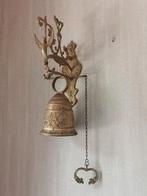 Antieke messing deurbel (Goudgeler dan koper en brons), Ophalen, Brons