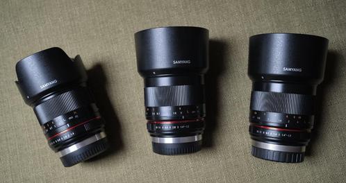 Trio Samyang-objektieven voor Fujifilm X, Audio, Tv en Foto, Foto | Lenzen en Objectieven, Gebruikt, Overige typen, Ophalen of Verzenden