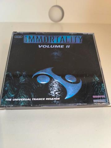 Immortality volume 2 - dubbel cd - trance - dance- 1996. disponible aux enchères