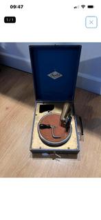 Kleine koffer grammofoon 78 toeren, Antiek en Kunst, Antiek | Tv's en Audio, Ophalen of Verzenden