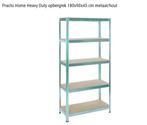 Practo Home Heavy Duty opbergrek 180x90x45 cm metaal/hout, Ophalen of Verzenden