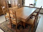 Eettafel/biljarttafel, Huis en Inrichting, Complete eetkamers, Ophalen, Gebruikt, 4 tot 6 stoelen