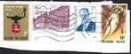 België 4 Postzegels op Brief 3 stempel + 1 niet, Postzegels en Munten, Ophalen of Verzenden, Brief