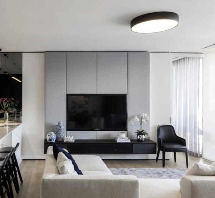 Modular Belgische Design Lampen Zwart, Huis en Inrichting, Lampen | Hanglampen, Zo goed als nieuw, Minder dan 50 cm, Metaal, Overige materialen