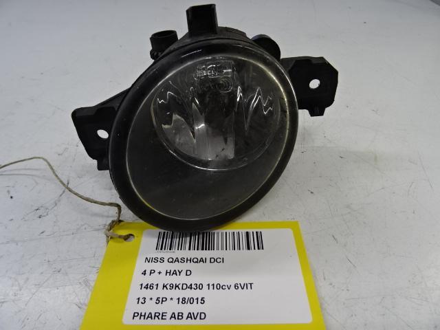 MISTLAMP RECHTS VOOR Nissan Qashqai (J10) (1000652), Auto-onderdelen, Verlichting, Nissan, Gebruikt