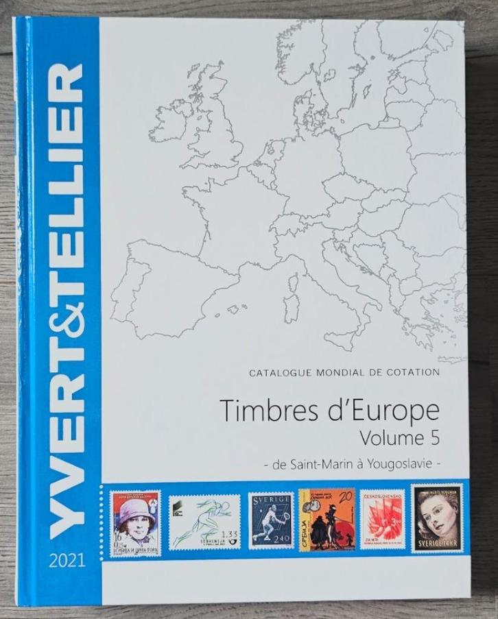 yvert cataloog EUROPA Deel 5 :  S tot Y Hardcover, Postzegels en Munten, Postzegels | Europa | België, Europa, Ophalen of Verzenden