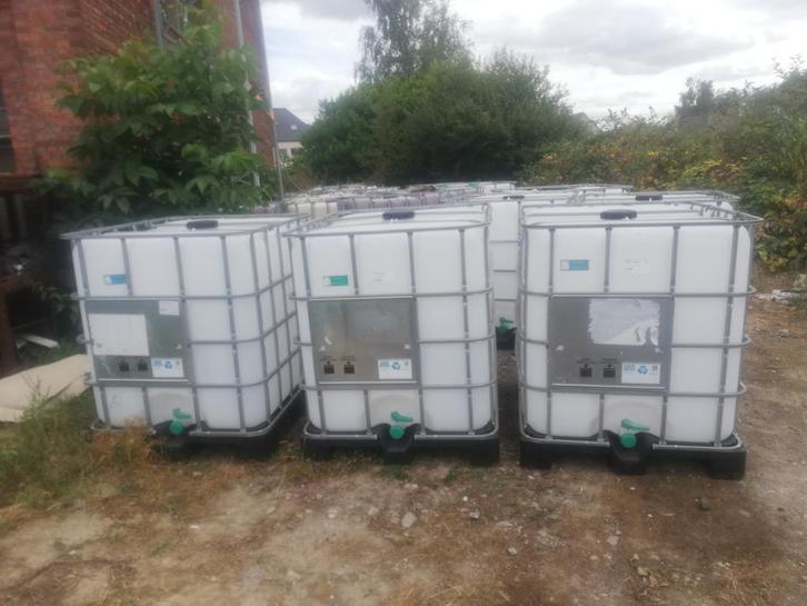 3 IBC vaten van 1000 liter te koop, Tuin en Terras, Regentonnen, Zo goed als nieuw, Kunststof, 150 liter of meer, Ophalen