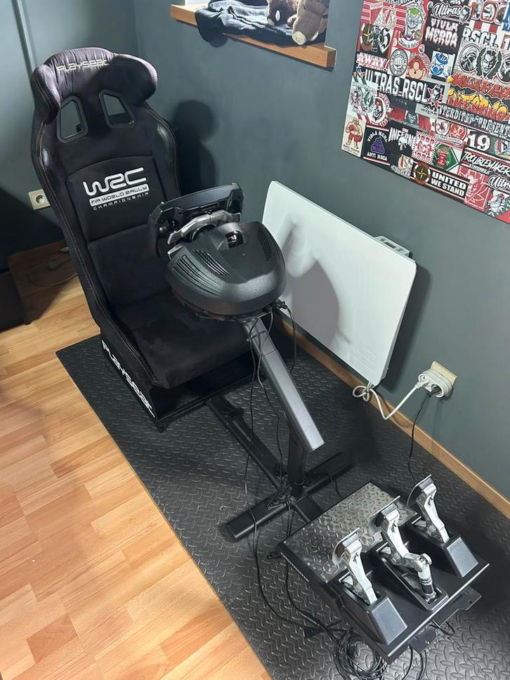 Lot simulateur de course complet, Games en Spelcomputers, Spelcomputers | Overige Accessoires, Zo goed als nieuw, Ophalen