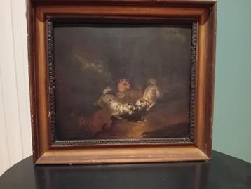 Antiek Schilderij beschikbaar voor biedingen