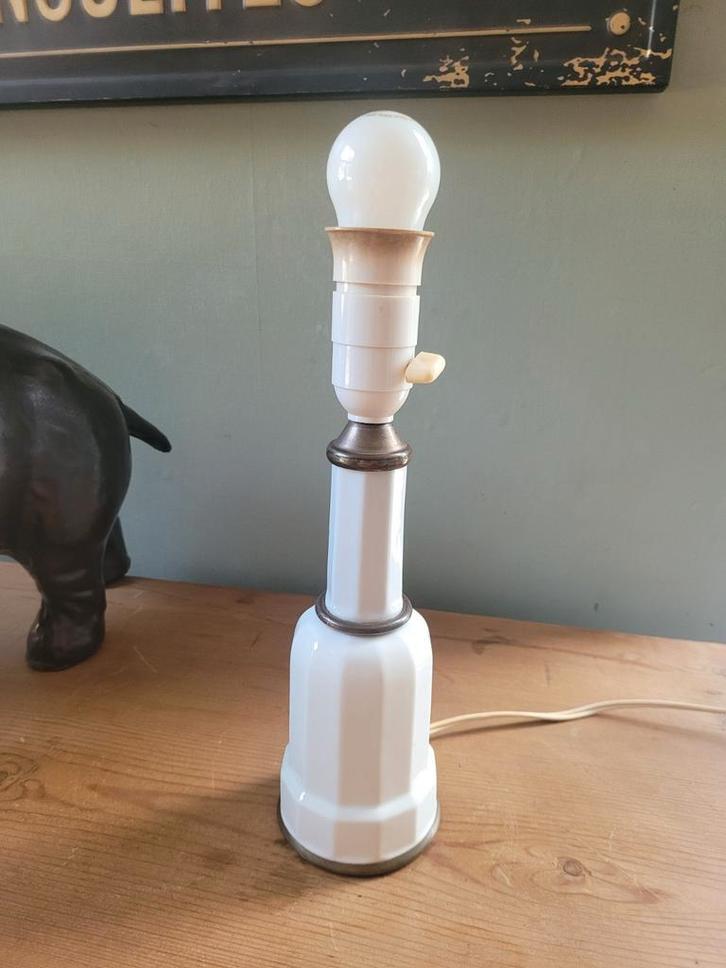 Oude keramische lamp 3, Antiek en Kunst, Antiek | Verlichting, Ophalen of Verzenden