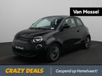 Fiat 500e 3+1 Icon 42 kWh, Auto's, Fiat, Zwart, Traction-control, 313 km, 255 min