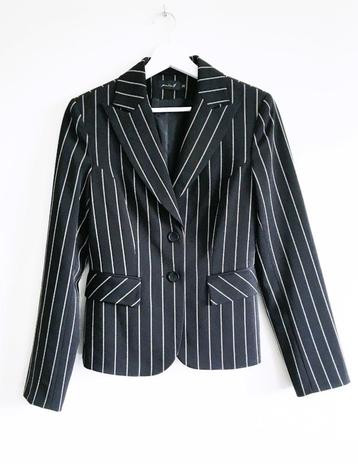 Miss FF - super chique - stijlvolle blazer - vest - 36, Kleding | Dames, Verzenden, Zwart, Miss FF, Zo goed als nieuw