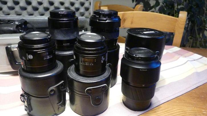 Minolta body, lenzen, filters en veel meer, Audio, Tv en Foto, Fotocamera's Analoog, Gebruikt, Minolta, Ophalen