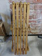 Houten slee, Ophalen, Gebruikt, Hout