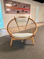 PP130 Hans Wegner, Huis en Inrichting, 100 tot 125 cm, 75 tot 100 cm, Design klassieker, Stof