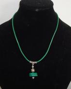 VENTE : Collier long en amazonite 70 cm, Vert, Avec pendentif, Envoi, Neuf