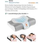 Oreiller à mémoire de forme Elviros neuf, Ophalen, Eenpersoons, Wit, Zo goed als nieuw