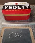 thermometer metalen / emaille bord voeder kuiken gevaar blik, Verzamelen, Ophalen, Gebruikt, Reclamebord
