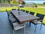 Bristol tuintafel + 11 stoelen, Jardin & Terrasse, Tables de jardin, Enlèvement, Utilisé, Aluminium