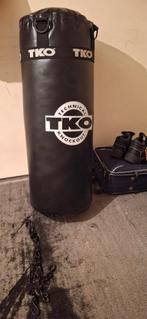 Bokszak met bokszakhouder, Ophalen, Gebruikt