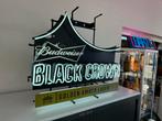 Budweiser Black Crown oude reclame NeoN, Gebruikt, Ophalen of Verzenden, Lichtbak of (neon) lamp