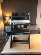 Tripp trapp zwart, Kinderen en Baby's, Kinderstoelen, Ophalen, Zo goed als nieuw