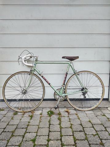 Van Eyck Koersfiets - frame 58 - Retro Vintage - Licht groen