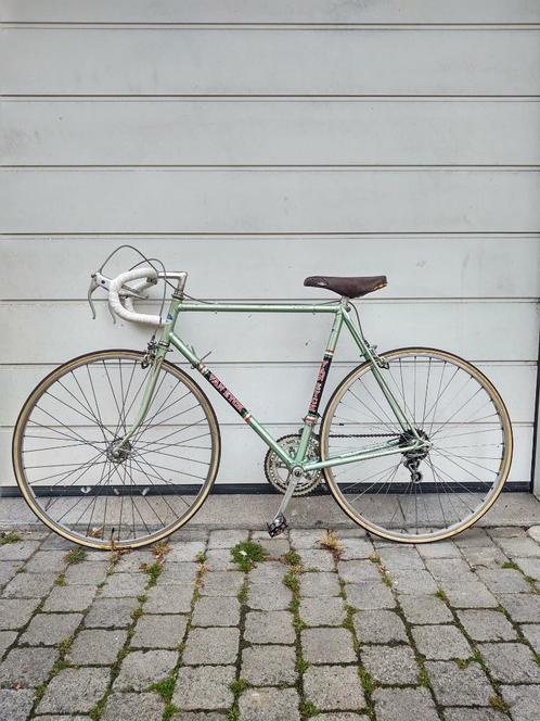 Van Eyck Koersfiets - frame 58 - Retro Vintage - Licht groen, Fietsen en Brommers, Fietsen | Racefietsen, Gebruikt, Overige merken