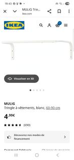 Tringles à vêtements extensibles Ikea, Enlèvement, Utilisé