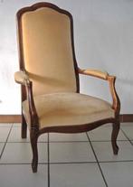 Beige fauteuil Voltaire, Antiek en Kunst, Ophalen