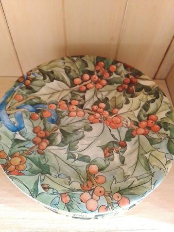 9 lunchborden, voorgerecht, dessert, Gien Le houx, blauw lin beschikbaar voor biedingen