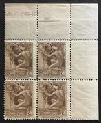 1922 OORLOGSINV .(189-Cu) MNH. bladhoek/ verschoven tanding., Orginele gom, Ophalen of Verzenden, Postfris, Postfris