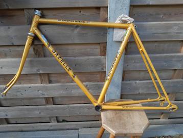Goudgeel Gazelle champion Mondial frameset uit 1976 beschikbaar voor biedingen