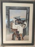 Pablo Picasso Tableau devant fenêtre ouverte, Maison & Meubles, Photo ou Poster, Comme neuf, 75 cm ou plus, Enlèvement
