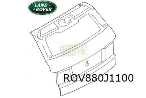 Land Rover Evoque achterklep (3-drs) (te spuiten) (9/11-3/19, Autos : Pièces & Accessoires, Carrosserie & Tôlerie, Haillon arrière
