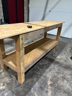 Houten werkbank, Doe-het-zelf en Bouw, Ophalen, Zo goed als nieuw