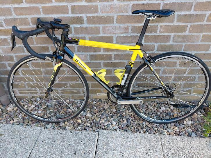 B'Twin HC carbon/aluminium koersfiets, ideale 1ste racefiets, Fietsen en Brommers, Fietsen | Dames | Sportfietsen en Toerfietsen