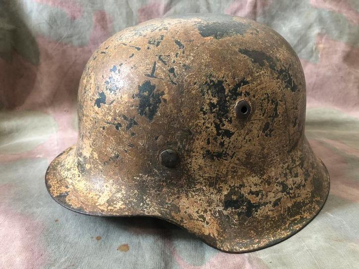 WW2 M42 ND Afrikakorps stahlhelm, Verzamelen, Militaria | Tweede Wereldoorlog, Ophalen of Verzenden