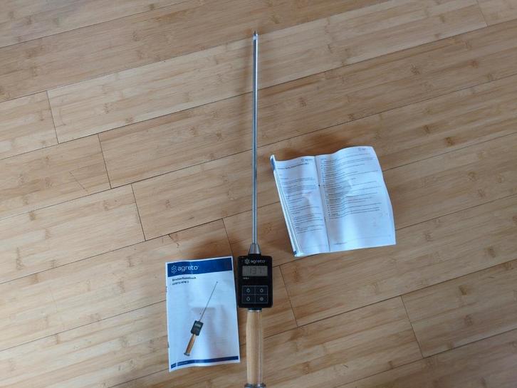 agreto vochtigheidsmeter hooi en stro.  hygromètre paille /F, Doe-het-zelf en Bouw, Meetapparatuur, Zo goed als nieuw, Ophalen of Verzenden