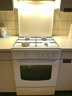 gasfornuis met oven, 4 kookzones, Hete lucht, Vrijstaand, 85 tot 90 cm
