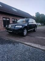 Vw touareg 5.0 v10 lichte vracht, Auto's, Volkswagen, Automaat, 5000 cc, Zwart, Leder