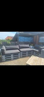 Kussenset red zipper waterafstotend loungekussens, Tuin en Terras, Ophalen of Verzenden, Zo goed als nieuw, Loungeset