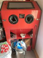 Zandstraalcabine + Afzuiging + Compressor Mecafer HP3 + Zand, Ophalen, Gebruikt, Overige typen