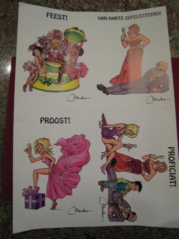 Strip Postkaarten Merho x 4 beschikbaar voor biedingen