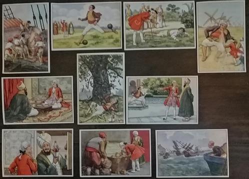 De Werkende Bie - Chromo’s Baron von Munchhausen, Verzamelen, Foto's en Prenten, Zo goed als nieuw, Prent, Overige onderwerpen